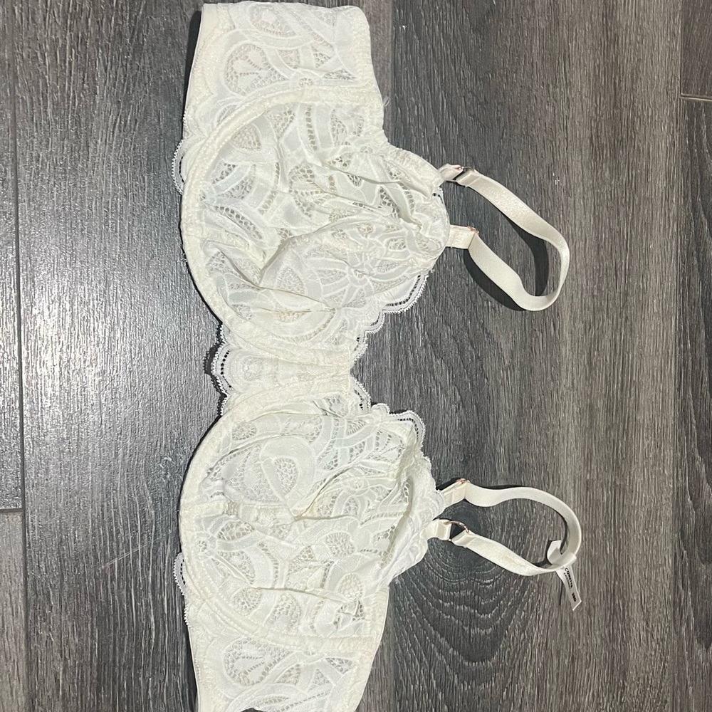 White bralette